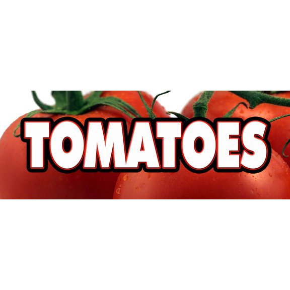 48" TOMATOES DECAL sticker tomato stand farmers market