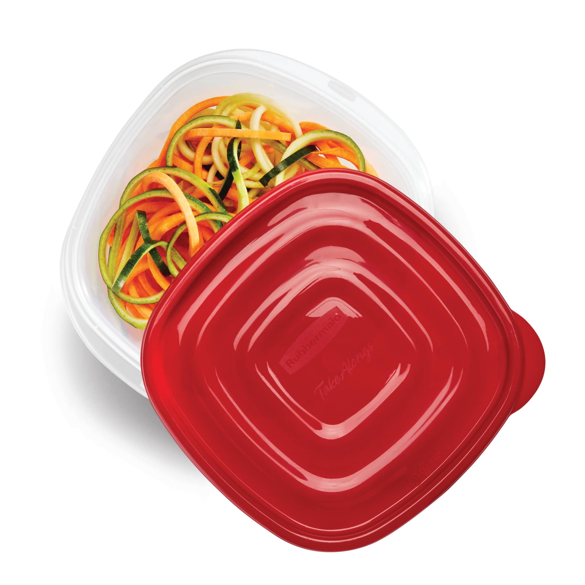 (2 pack) Rubbermaid TakeAlongs Food Storage Containers (Set of 2) 7 Cups Squares