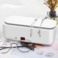 thumbnail image 2 of Professional Mini Cleaning Glasses Ultrasonic Glasses Cleaning Machine Eye Glasses  Silver Cleaning Machine  Battery, 2 of 7