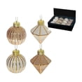 thumbnail image 1 of Glitter Diamond And Ball Ornament (Asstd) (12/Disp) - Set of 12, 1 of 4