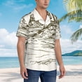thumbnail image 2 of Lsque Wild West Desert With Cowboy pattern Hawaiian Shirt for Men, Unisex Summer Beach Casual Short Sleeve Button Down Shirts-X-Large, 2 of 9