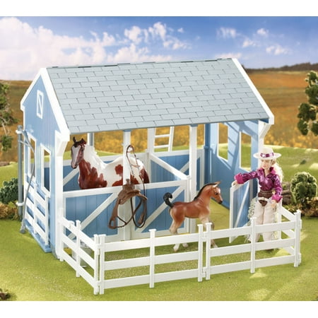 Horse Stable - Breyer Classics Country Stable with Wash Stall (1:12 Scale)