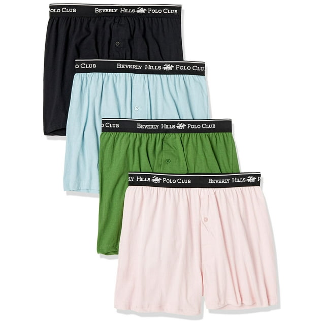 Pack de 4 calzoncillos tipo bóxer Beverly Hills Polo Club para hombre