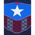thumbnail image 4 of Marvel Mens Blue Captain America Jumper (X-Large), 4 of 5