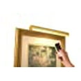 thumbnail image 3 of Concept Lighting 301L Cordless LED Remote Control Picture Light, 18", Polished Brass with silver undertones, 3 of 5