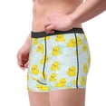 thumbnail image 2 of Lsque cute rubber duck Pattern Men’s Total Support Pouch Boxer Briefs, X-Temp Cooling, Moisture-Wicking Underwear, Regular, Long-leg and Trunk-Small, 2 of 5