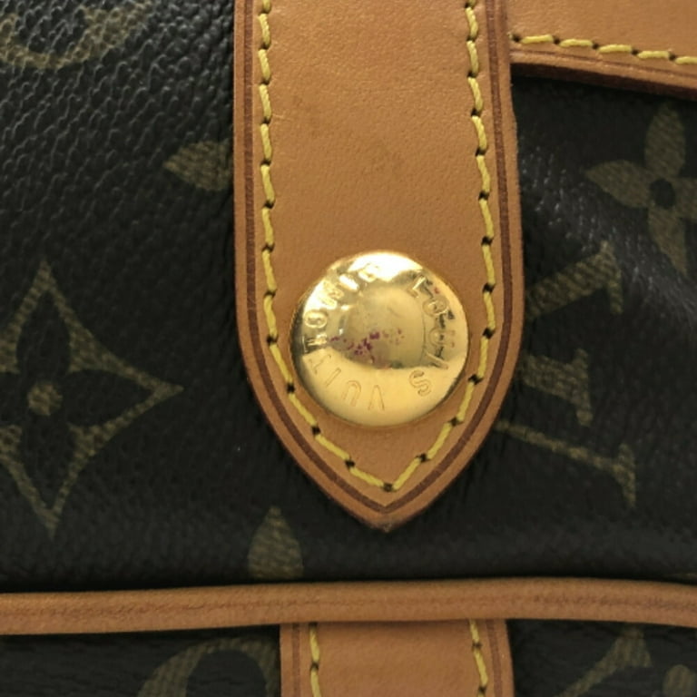 Authenticated Used Louis Vuitton Tote Bag Monogram Stresa PM M51186 Canvas  Brown Gold Hardware Ladies LOUIS VUITTON 