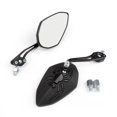 thumbnail image 2 of Universal 8mm 10mm Motorcycle Moto Spider Adjusted Rear View Side Mirrors Black, 2 of 5