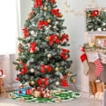 thumbnail image 4 of GZHJMY St. Patrick's Day Shamrock Christmas Tree Skirt Tree Skirt for Holiday Party Home Christmas Day Ornaments 36", 4 of 6