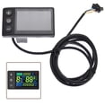 thumbnail image 6 of Tekuisi S866 24V/36V/48V Electric Bicycle Display Colorful S866 LCD Screen Meter SM Ebike Power Assisted Scooter Control Panel Dashboard, 6 of 6