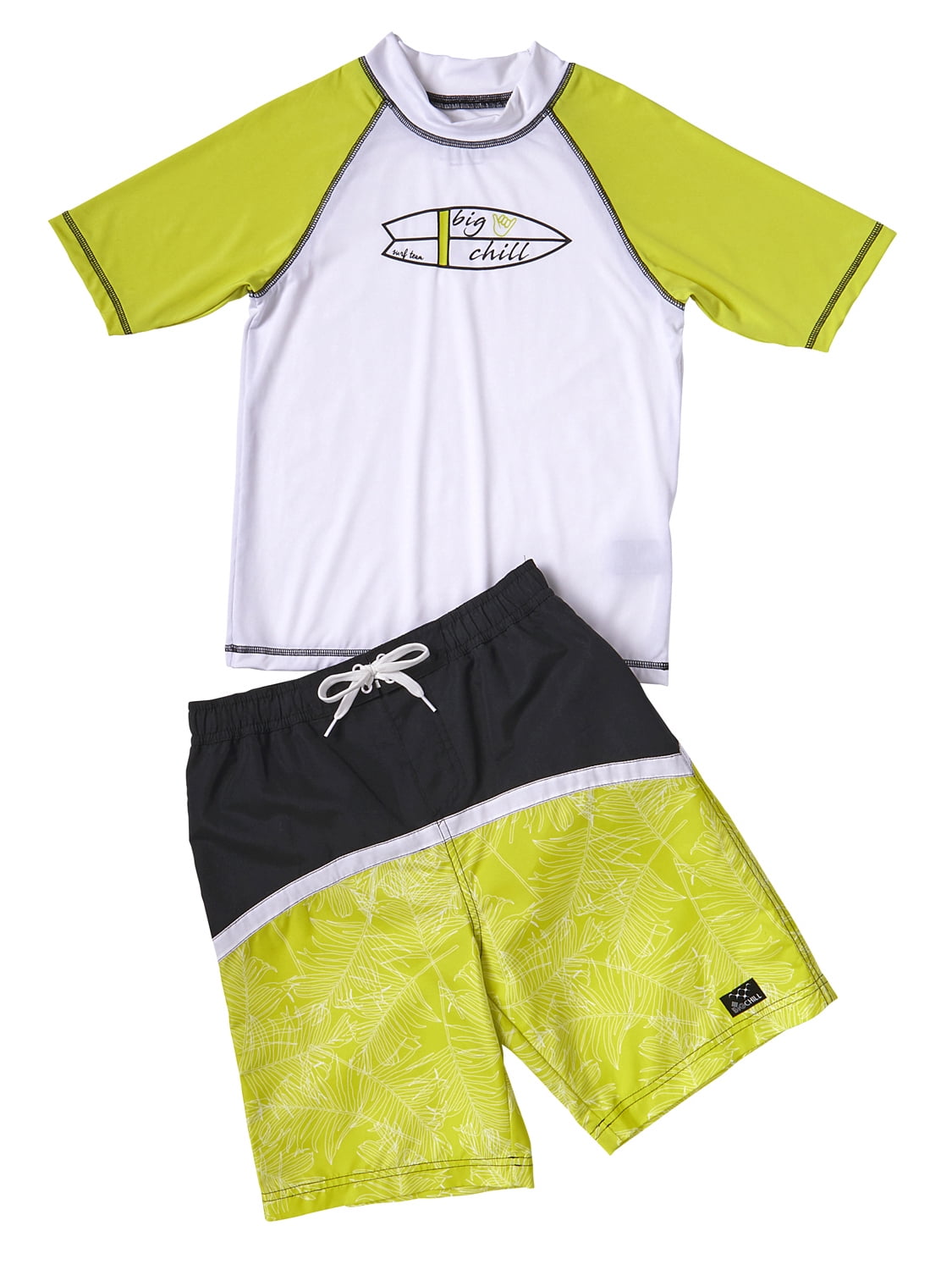 Big Chill Boys Big Printed Swim Trunks