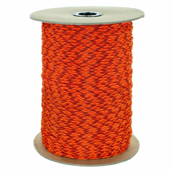 Paracord Planet 550 LB Type III 7 Strand 4mm Tactical Cord with Choices of 10, 20, 25, 50, 100, 250 & 1000 Foot Spools
