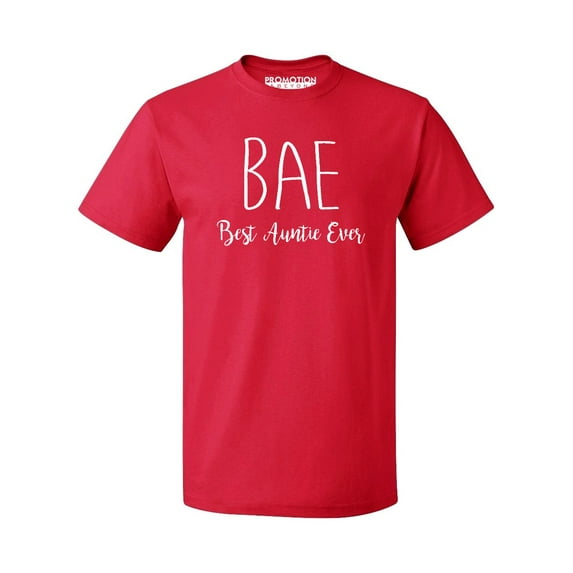 P&B BAE Best Auntie Ever Funny Men's T-shirt, Red, 3XL