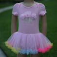 thumbnail image 2 of Wenchoice Pink & Rainbow Cupcake Skirted Bodysuit - Toddler & Girls L(12-18 Months), 2 of 2