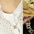 thumbnail image 3 of GKNET Fashion Women Gold Plated Initial Alphabet Letter A-Z Pendant Chain Necklace-T, 3 of 9