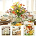 thumbnail image 1 of Easter Print Table Flag Holiday Party, Home Living Room Decoration, 60x80 Inch Tablecloth, Vibrant Design, For Spring Celebrations, Kitchen Dining Room, Fabric Table Cover, Seasonal Event Decor, 1 of 9