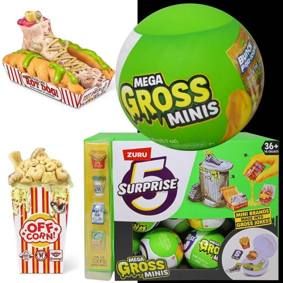 1 PC Zuru Mega Gross Mini Brands in PDQ- Series 1-SHIP 1 PC RANDOMLY(NO RETURN)