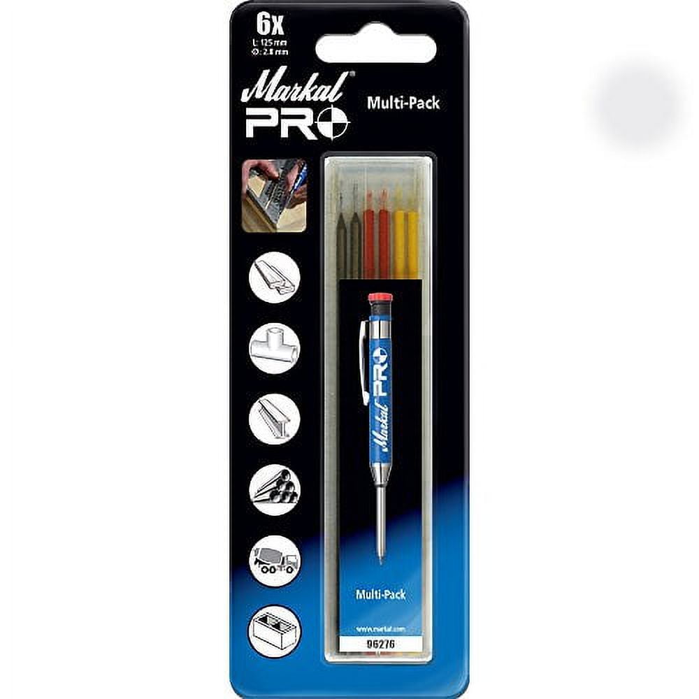 PRO Refill, General Purpose, Welding/Fabricating Marker, Graphite/Red/Yellow