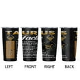 thumbnail image 4 of Taurus Facts 20oz Tumbler, Insulated Stainless Steel Water Bottle Portable Travel Coffee Tea Mug Cup, 4 of 6