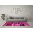 thumbnail image 3 of Ahgly Company Indoor Rectangle Patchwork Pink Transitional Area Rugs, 3' x 5', 3 of 4