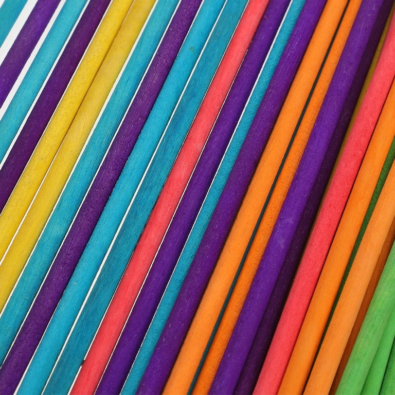 CIMAXIC Square Dowel Rods 100pcs Wood Material Wooden Craft DIY Material Craft