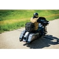 thumbnail image 4 of Kuryakyn Black Denier Textile Motorcycle Bags with Weather Resistant for Trunk, 4 of 7