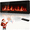 50in, variant on Patiosunny 50" Electric Fireplace Recessed and Wall Mounted, Ultra-Thin Fireplace Heater, Touch Screen, Low Noise, 6-Level Flame Speed, 12-Kind Carbon Bed Colors, 24H-Timer, with Logs, Crystal, Black