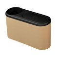 thumbnail image 2 of Bote de basura para coche Macarena contenedor de basura de Cuero PU beige, 2 of 8
