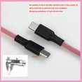 thumbnail image 5 of Type C to C Gaming Cable USB C Coiled Cable USB Coiled Keyboard Cable GX16 aviator for Mechanical Keyboard, 5 of 5