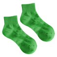 thumbnail image 2 of Eoperou 1 Pair Women Socks Solid Color Stretchy Spring Summer Sweat-absorbing Elastic Opening Socks for Sports, 2 of 8