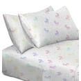 thumbnail image 3 of Kids Rule 4 Piece Unicorn and Stars Sheet Set, Rainbow Colors, Pink, Multicolored - Full, 3 of 4