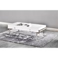 thumbnail image 2 of Best Master Table Basse en Bois de Peuplier Moderne Laqué Blanc/argenté, 2 of 3