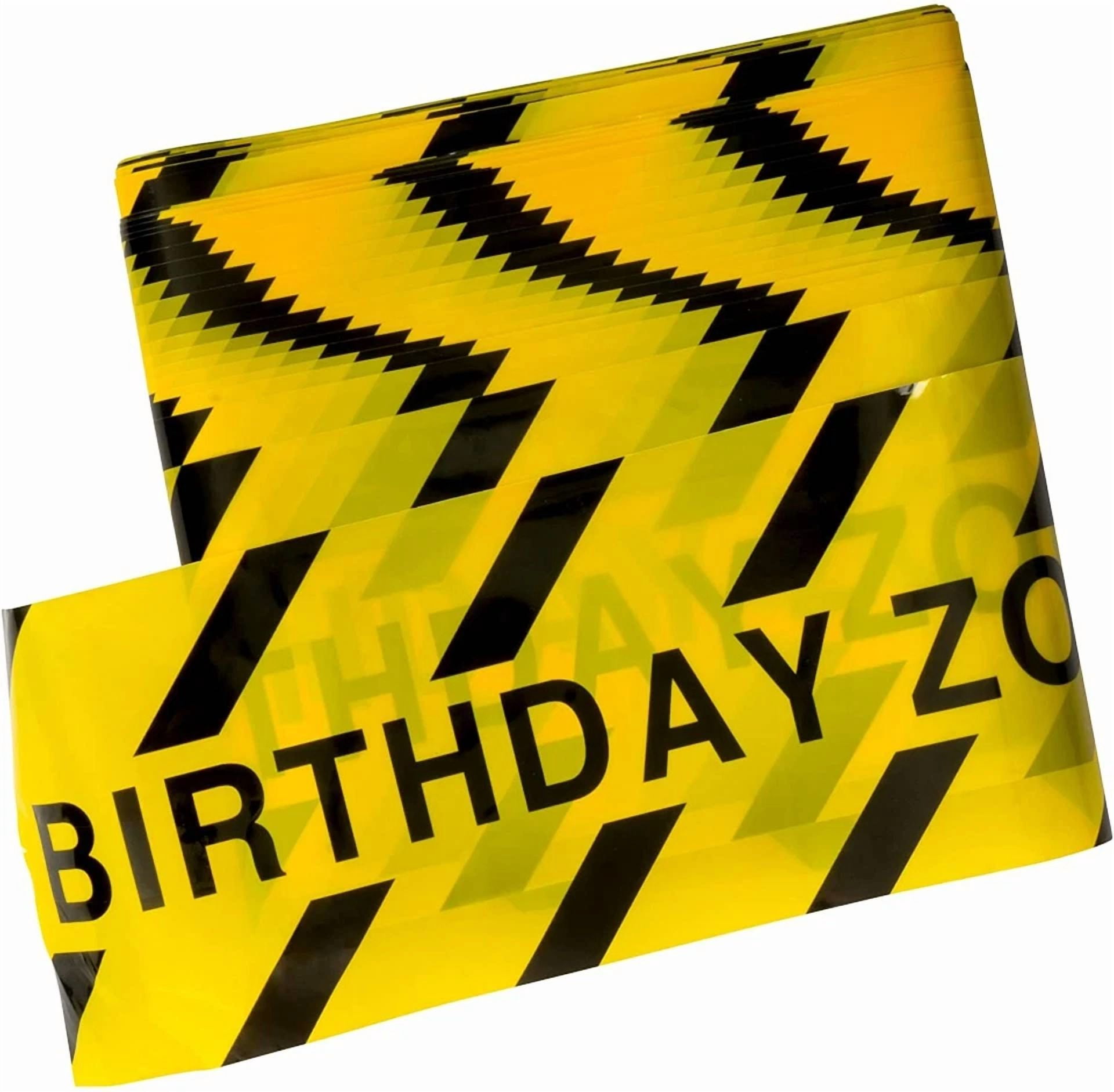 Birthday Zone! Party Tape 3 In. X 100 Ft (2 Pack)
