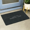 thumbnail image 2 of REGALWOVEN Tapete de puerta antideslizante para interiores y exteriores para la puerta de entrada, gris simple 20" x 32", 2 of 6