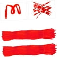 thumbnail image 2 of 200pcs Wave Stick Childrens Toys Cleaning Toys Crafts for Kids Pipe Cleaner Shilly Stick Tinsel Pipe Cleaners Fluffy Pipe Cleaners Handmade Supplies Chenille Stems Red Manual, 2 of 5
