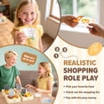 thumbnail image 3 of UQN Wooden Play Food Set for Kids Kitchen, Wooden Toy Food,Pretend Play Kitchen Accessories Set, Play Food for Toddlers 1-3, 3 4 5 6 Year Kids Boys Girls Christmas Birthday Gifts, 3 of 8