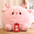 thumbnail image 4 of Muñeco de peluche de dragón de dibujos animados, nueva mascota del zodíaco chino, peluche de dragón, muñeco de peluche tridimensional, almohada, decoración para festivales en casa, regalo, 4 of 6
