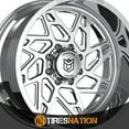 thumbnail image 4 of 22x14 Dropstars F60P1 Forged Full Polished Wheel 5x5 -76, 4 of 5