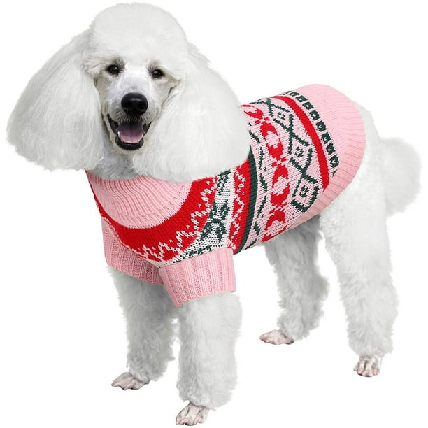 Dog christmas hotsell sweater large