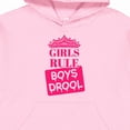 thumbnail image 3 of Inktastic Girls Rule, Boys Drool Youth Hoodie Sweatshirt, 3 of 4