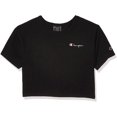 thumbnail image 3 of Champion Life Womens Heritage Crop Tee, L, Black, 3 of 4
