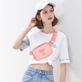 thumbnail image 3 of DAKIMOE Fanny Packs Purse Crossbody Belt Bag Waist Packs with Letter 4 5 6 7 8 9 10 11 12 13 Year Old Personalized Birthday Gift for Christmas Teens Sister Her, 3 of 7
