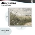 thumbnail image 4 of Stupell Industries Farmhouse Soft Meadow Landscape at Dusk White Framed Giclee Art, 14 x 11, by Riley B, 4 of 8