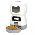 thumbnail image 2 of Alimentador automático para mascotas, temporizador, grabación de voz, Control telefónico, dispensador de comida para perros y gatos para interiores, Adaptador de enchufe de la UE de 3,5l, 2 of 8