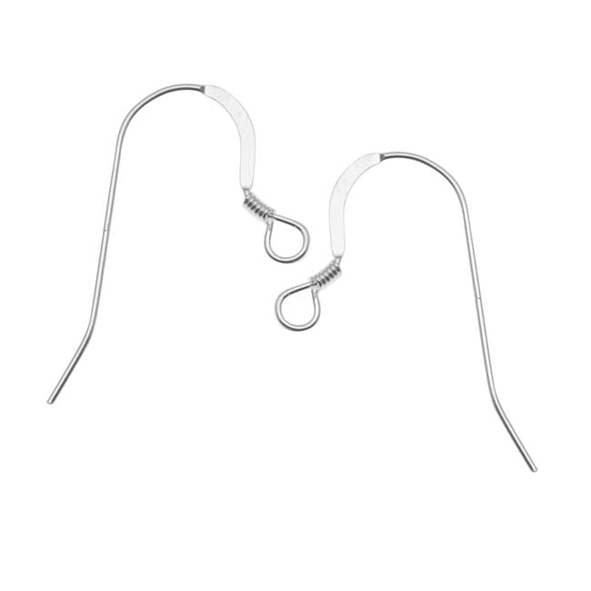 Sterling Silver French Wire Earring Hooks (10)