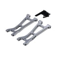 thumbnail image 3 of Armero trasero del automóvil RC, aluminio, fácil de instalar accesorio de automóvil RC resistente RC Brazo de brazo RC para 16207 16208 1:16 CAR RC Color de titanio, 3 of 8