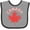 Heather and Black, variant on Inktastic Canada Maple Leaf Boys or Girls Baby Bib