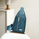 thumbnail image 5 of Bolso Bandolera para Hombres y Mujeres | Mochila Cruzada de Nylon Colorida con Orificio para Auriculares | Mochila de Hombro y Pecho | Ligero, Duradero, Pequeño Bolso de Viaje | Senderismo, Camping, 5 of 6