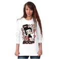 thumbnail image 5 of Kanji Style Retro Cartoon I'm a Boop Women's Long Sleeve T Shirt Brisco Brands S, 5 of 6