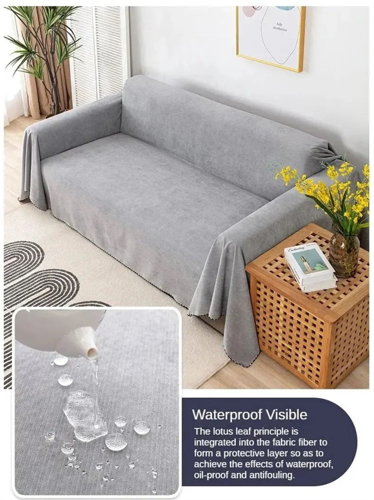 Waterproof Sofa Blanket Multipurpose Furniture Cover Durable Fabric Dust-proof Anti-scratch Home Living Room Decor